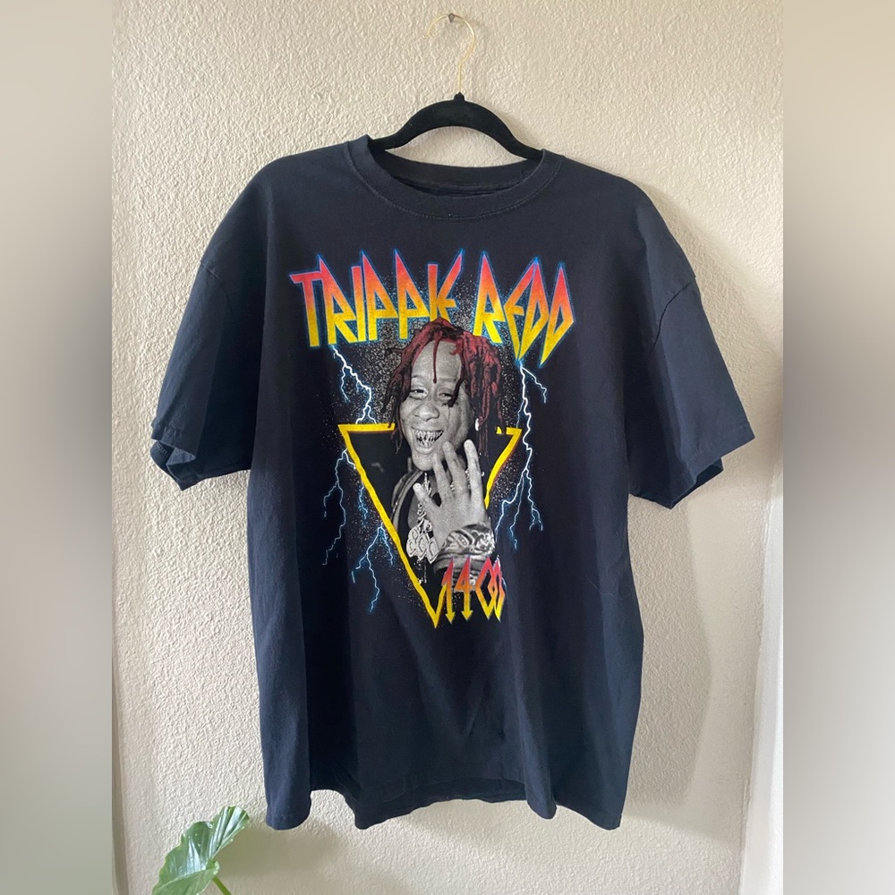 Trippie Redd 1400 graphic short sleeve black t shirt Xlarge
